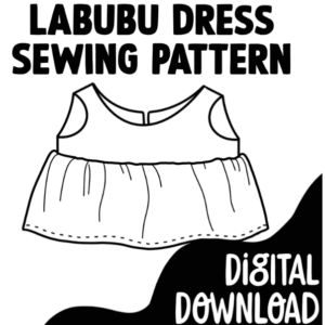Labubu Dress Sewing Printable PDF Pattern